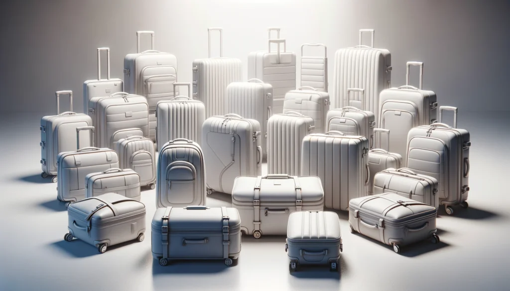 white label luggage